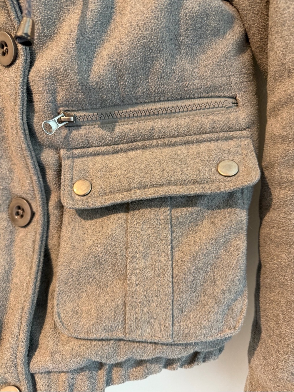 Seductions Grey Utility Jacket - Picture 4 of 7